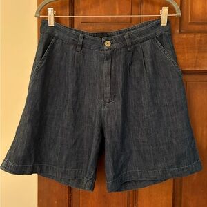 Denim Style Bermuda Shorts